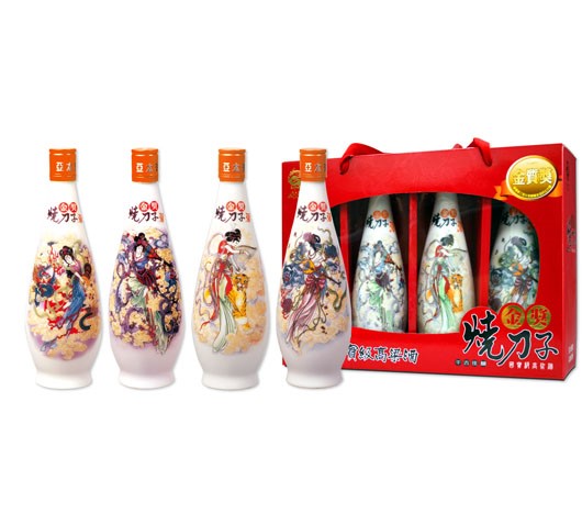 金獎燒刀子38度500ml禮盒組(500ml*4入)
